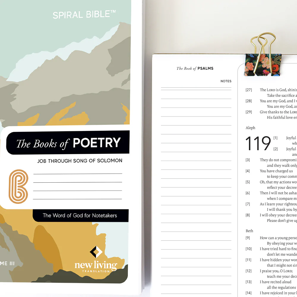 Spiral Bible™ - NLT - Job - Song of Solomon (Softcover) - Image 4