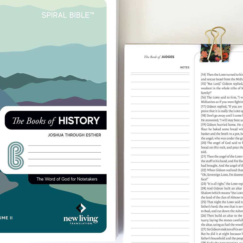 Spiral Bible™ - NLT - Joshua - Esther (Softcover) - Image 4